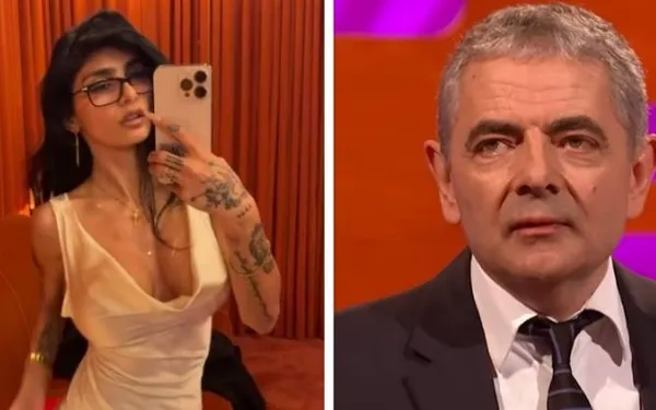 De 'romance' waarvan je niet wist dat je er zat op te wachten: Rowan Atkinson en 'natuurster' Mia Khalifa