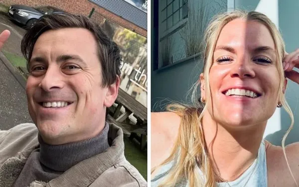 Plots rode wangen (en oortjes?) voor Niels Destadsbader en Julie Vanloo: "Is er daar gemuild!?"