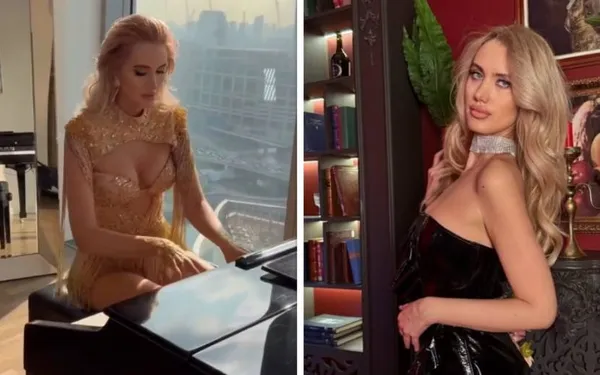 Bloedhete pianiste Zhanna trekt een paar outfits aan die niet geschikt zijn voor de Koningin Elisabethwedstrijd (foto's)