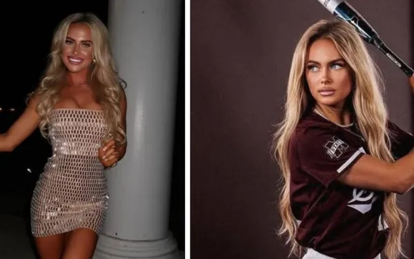 'Knapste softbalspeelster ter wereld' trekt een bikini aan en vangt doodleuk (met haar blote handen) een dikke meerval