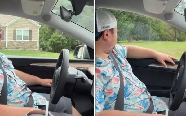 Man vraagt Tesla om hem te brengen 'waar hij nog nooit was'... en wordt belachelijk gemaakt door zijn eigen auto