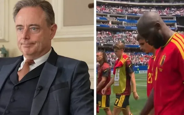Plots is het dikke ambras over... het WK-lied van de Rode Duivels — en ook Bart De Wever is 'not amused'