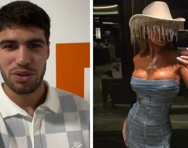 Wonderboy van het tennis Carlos Alcaraz zou een nieuw lief hebben, en da's een blonde stoot die graag uit de kleren gaat (foto's)