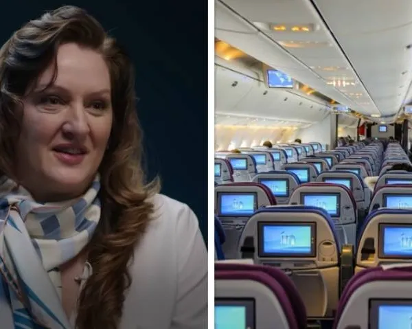 Stewardess onthult hoe vaak mensen van bil gaan in een vliegtuig, en wat er gebeurt als ze betrapt worden
