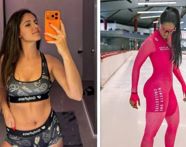 Roemeens-Canadese schaatsbom Alexandra is een topper op het ijs én op 'Alleen voor Fans' (foto's)