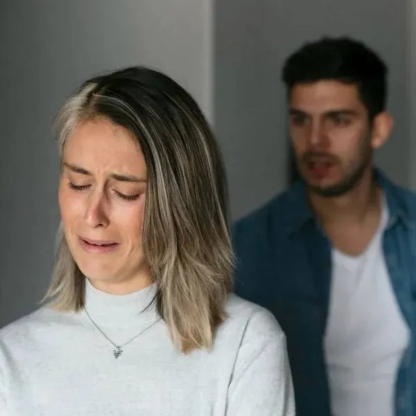 "Ik maakte een opmerking over de muis van mijn lief... Maar nu heb ik al dagen enkel beeld en geen klank!"