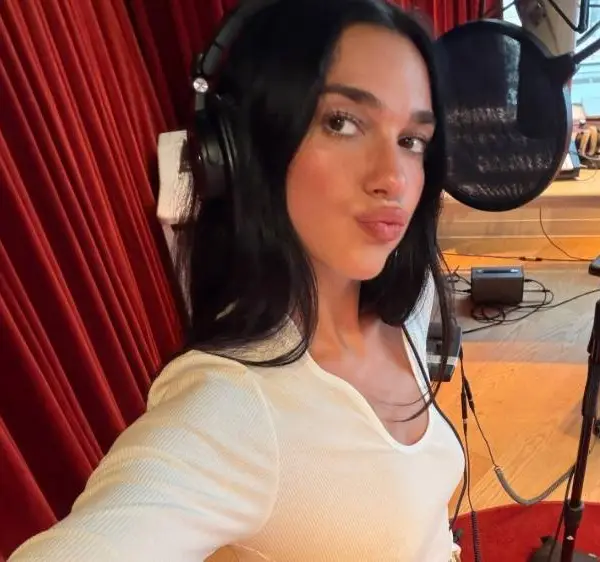 Heerlijk! Dua Lipa poseert in een outfit waar je toch redelijk gemakkelijk doorkijkt (foto's)