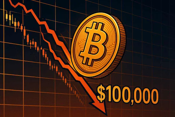 Bitcoin koers daalt naar $100.000