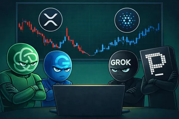 AI koersvoorspelling XRP Cardano