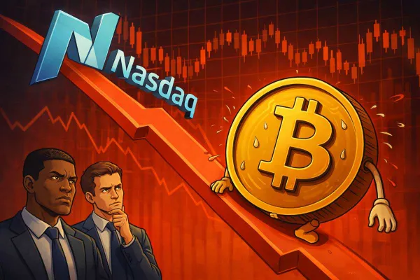Nasdaq Bitcoin daling
