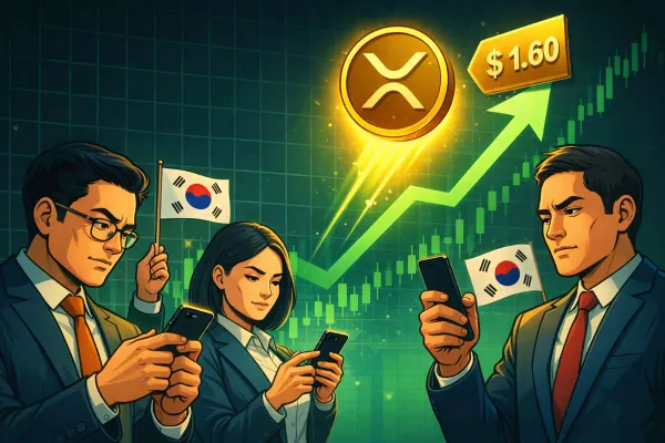 XRP prijsstijging Zuid-Korea