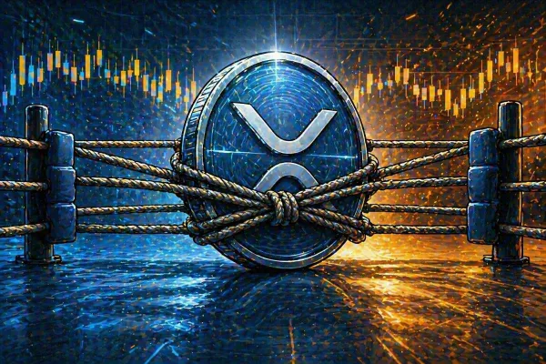 XRP koers zit vast