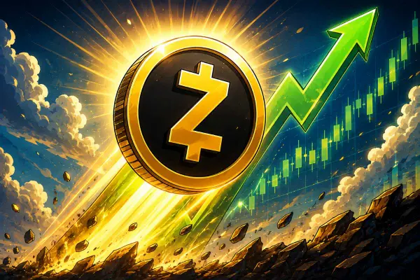 Zcash koers stijgt hard