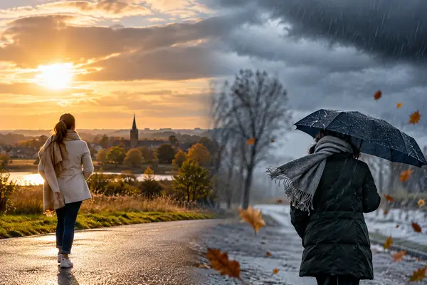 Sunshine Meets Stormy Skies