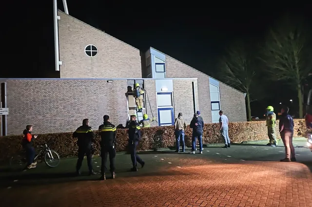 Brand bij kerkgebouw in Werkendam