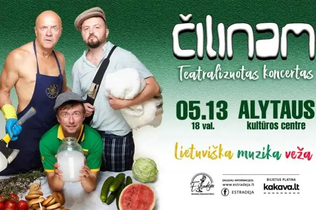 Grupė ČILINAM | Teatralizuotas koncertas „Lietuviška muzika veža“ Image