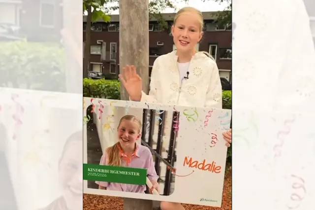 Madalie wordt de nieuwe kinderburgemeester van Apeldoorn