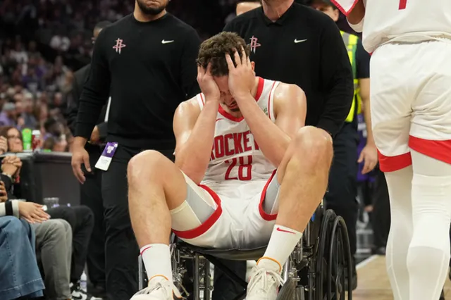 ¡Tiemblan los Rockets! Alperen Sengun sale retirado en silla de ruedas y podría estar lesionado de gravedad