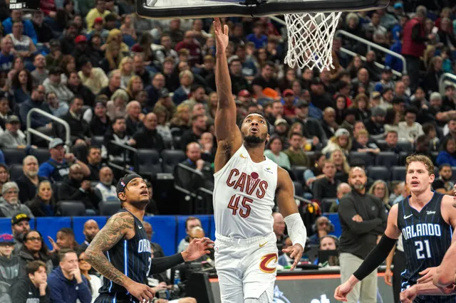 WILD ENDING: Max Strus hits half-court shot at the buzzer to give Cleveland Cavaliers the win over Dallas Mavericks