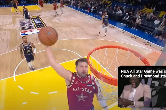 VIDEO: Luka Doncic attempts a dunk during the All-Star break and unbelievably misses it: "I don't know how to dunk, guys"