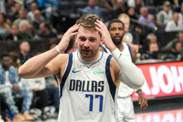VIDEO: Luka Doncic from waaay down town! 28 points at halftime!