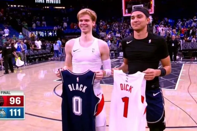 Black and Dick: The unforgettable NBA jersey swap photo
