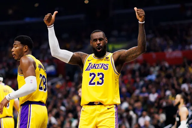 LeBron James was on fire as he led the Los Angeles Lakers over the Toronto Raptors