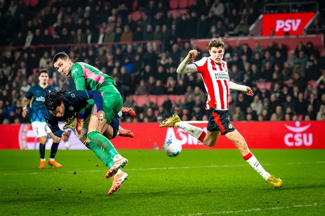 PSV in doelpuntrijk duel met 4-3 langs Heracles