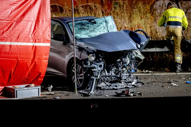 [VIDEO] Vrouw (81) overleden na spookrijden op de A59 tussen Oosterhout en Waalwijk