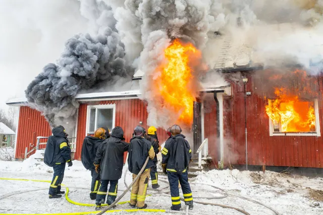 Kat moest achterblijven na de hevige brand van woning Arnhem