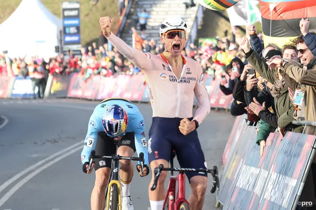 Un bestial Mathieu van der Poel revienta a van Aert y Pogacar para ganar el Mundial de Glasgow pese una dura caída