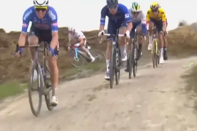 Vídeo - Stan Dewulf cae sobre un montón de estiercol en el GP Denain: menudo día de m***da