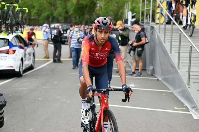 Bernal, tras quedarse de los favoritos en la primera gran etapa del Tour: "Desde la radio me dijeron que siguiera peleando y los chicos me ayudaron"