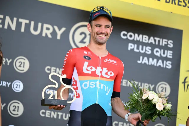 Victor Campenaerts, premiado como el corredor 'supercombativo' del Tour de Francia 2023