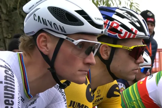 Mathieu van der Poel explica su ataque ganador en el GP Sven Nys: "Van Aert marcó un fuerte ritmo, le hice el relevo y conseguí abrir hueco"