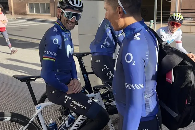 VÍDEO: Nairo Quintana y Alejandro Valverde se reencuentran en la concentración de Movistar Team