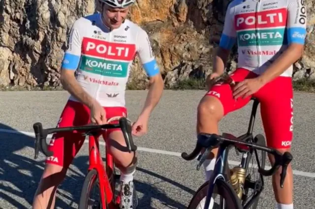¡Está para volver a correr! Así luce Alberto Contador con el maillot de su Team Polti Kometa
