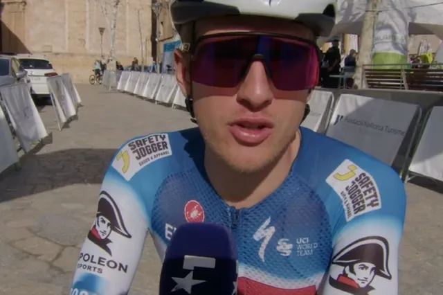 Ilan Van Wilder, sobre defender el maillot de mejor joven del UAE Tour 2024: "Veremos qué pasa en las dos etapas de montaña"