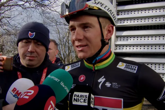 Remco Evenepoel, tras la victoria de Matteo Jorgenson en la París-Niza: "Sólo un tipo podía seguirme y ése era él, así que se lo merece"