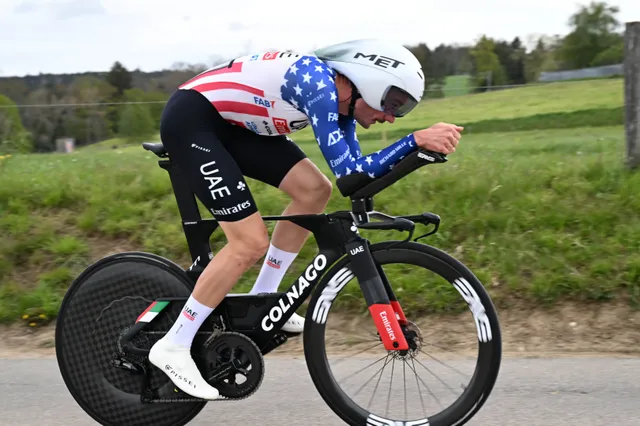 Brandon McNulty destroza a Wout van Aert y es el primer maillot rojo de la Vuelta a España 2024
