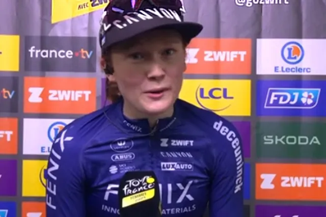 Puck Pieterse, tras superar a Vollering en el Tour de Francia Femenino: "Ganarle aquí un sprint a Demi, es un sueño hecho realidad"