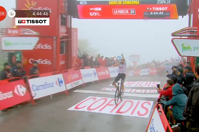 Marc Soler gana en Lagos de Covadonga y Enric Mas juega a ganar la Vuelta a España; un gran O'Connor salvó el rojo