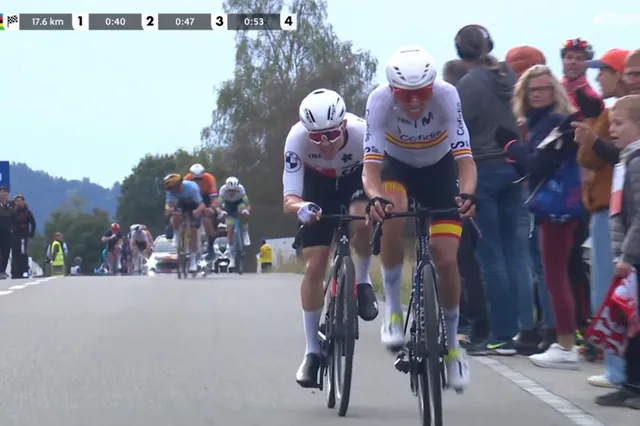 Enric Mas y Roger Adrià honran al ciclismo español en un Mundial histórico