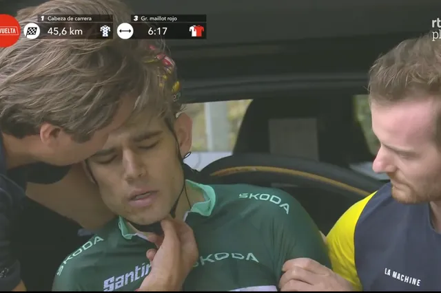 ¡Terribles noticias! Wout van Aert abandona la Vuelta a España tras un duro accidente en la etapa 16