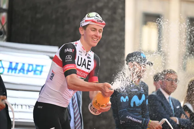 Tadej Pogacar happy with "good performance ahead of Il Lombardia"