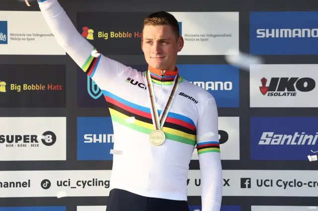 Sexto título mundial para Mathieu van der Poel que domina o Mundial de Tabor: "No ciclocrosse não tenho muito mais para ganhar"