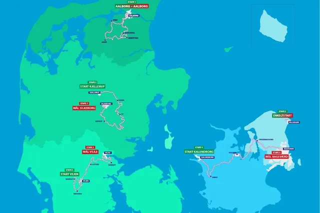 Profiles & Route Tour of Denmark 2023