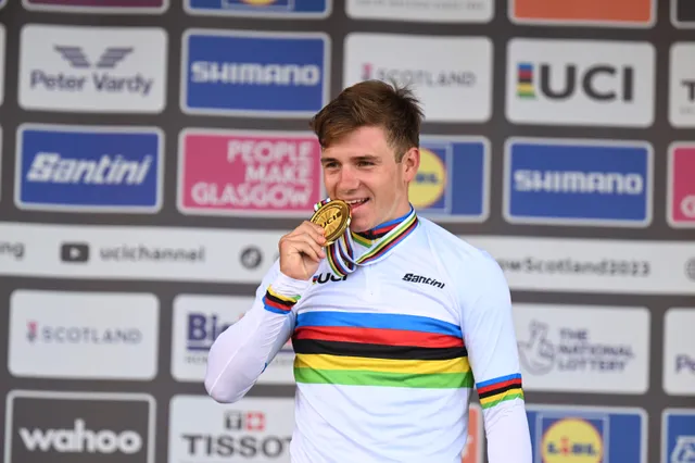 "I had no power meter at all so it was a time trial on pure feeling" - Remco Evenepoel adds another world title to his palmares in Switzerland