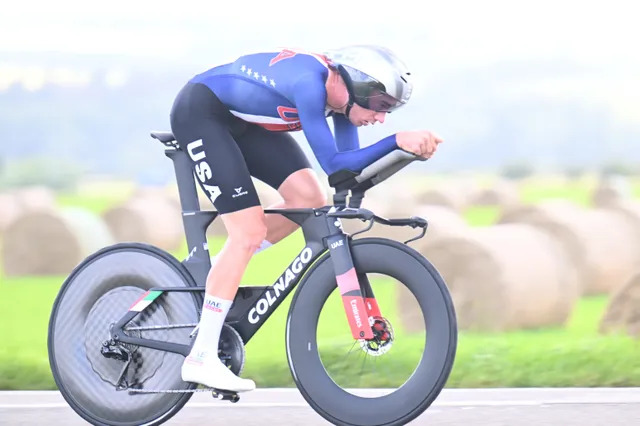 UAE Team Emirates 1-2-3 as Brandon McNulty takes victory against the clock on stage 2 of 2024 UAE Tour ahead of Jay Vine & Mikkel Bjerg