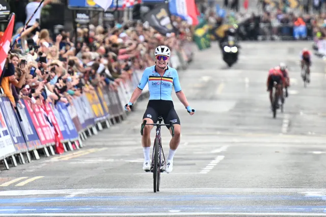 Incredible Lotte Kopecky takes thrilling Paris-Roubaix Femmes victory with blistering velodrome sprint